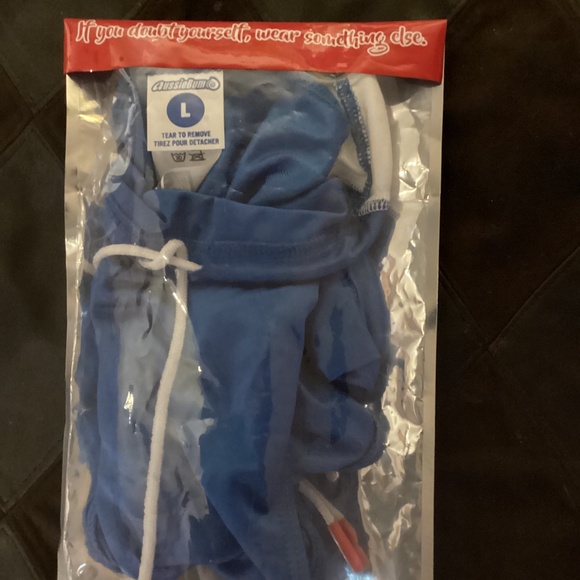 Aussiebum, swim suit , blue and white, large, NWOT - Picture 8 of 8